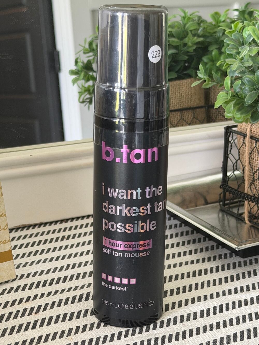 b.tan I Want The Darkest Tan Possible 1 Hour Express Self Tan Mousse